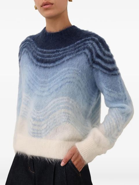 ZIMMERMANN patterned sweater - Blue
