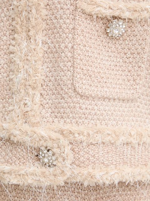 Blugirl Blumarine kardigan damski kolor beżowy ciepły RF5152.MA950