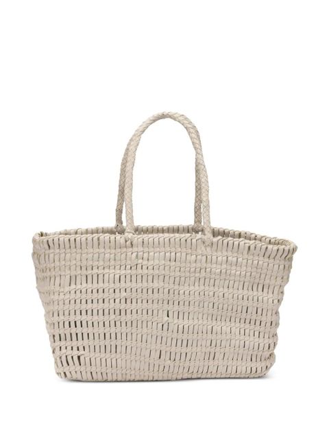 DRAGON DIFFUSION Terrafino woven leather tote bag - Neutrals - zdjęcie produktu nr 2