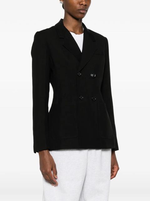 AMI Paris double-breasted pocket blazer - Black
