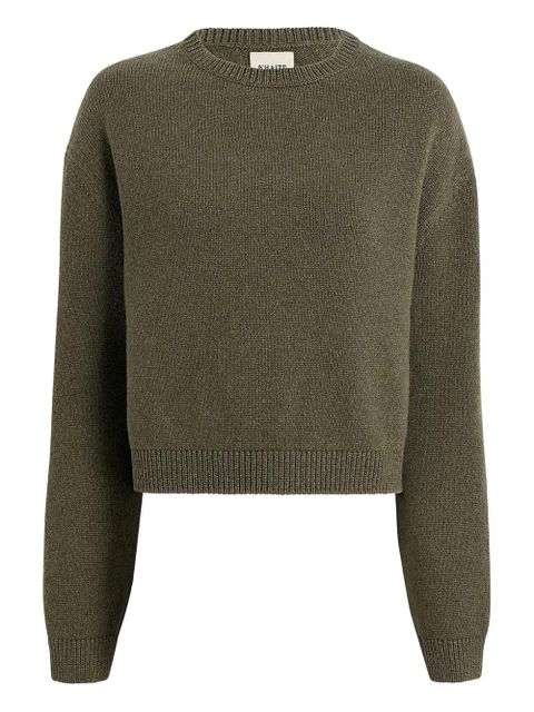 KHAITE Milo ribbed knitwear - Green - zdjęcie produktu nr 1