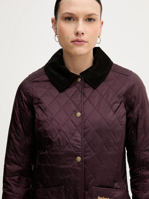 Barbour kurtka ANNANDALE damska kolor bordowy LQU0475