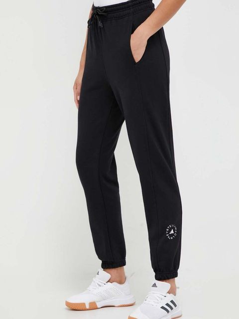 adidas by Stella McCartney spodnie dresowe kolor czarny gładkie IB6860 - zdjęcie produktu nr 1