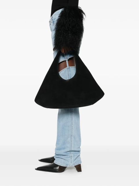Coperni suede tote bag - Black - zdjęcie produktu nr 2