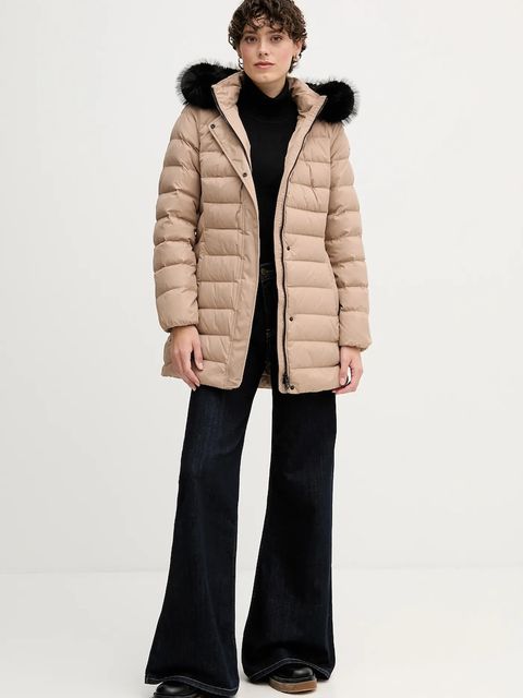 Tommy Hilfiger sweter wełniany damski kolor szary lekki z golfem WW0WW46791 - zdjęcie produktu nr 2