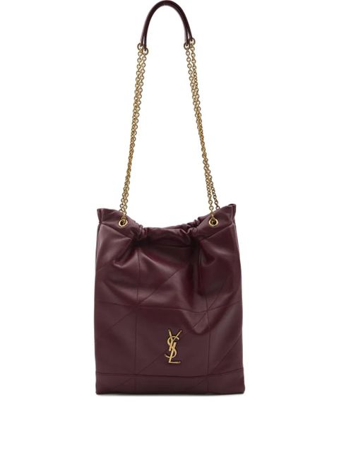 Saint Laurent Jaimne Pochon quilted shoulder bag - Red