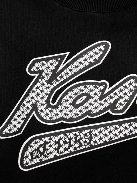 Karl Kani bluza damska kolor czarny z nadrukiem PD00005444