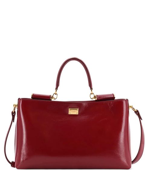 Dolce & Gabbana Vittoria leather shoulder bag - Red - zdjęcie produktu nr 1