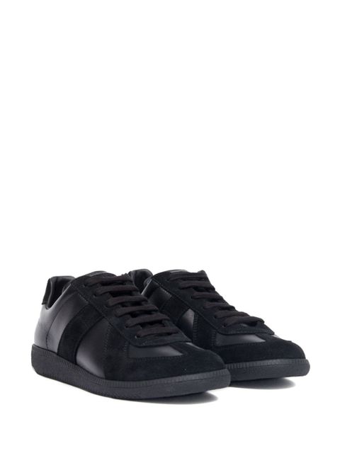 Maison Margiela Replica low-top leather sneakers - Black