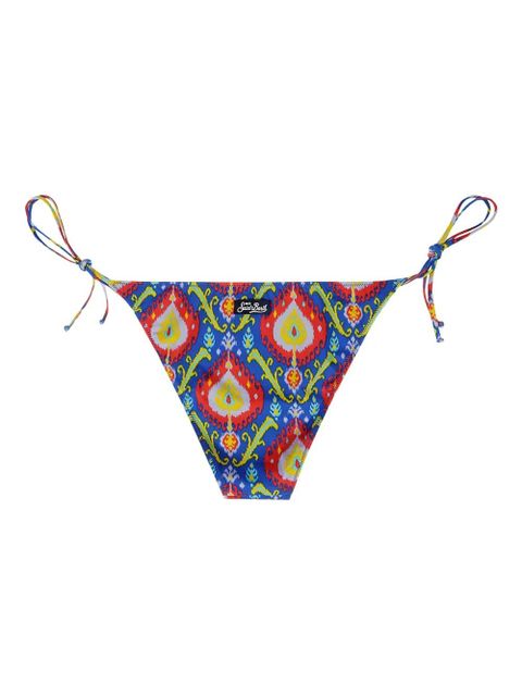 MC2 Saint Barth abstract-print bikini briefs - Blue - zdjęcie produktu nr 2
