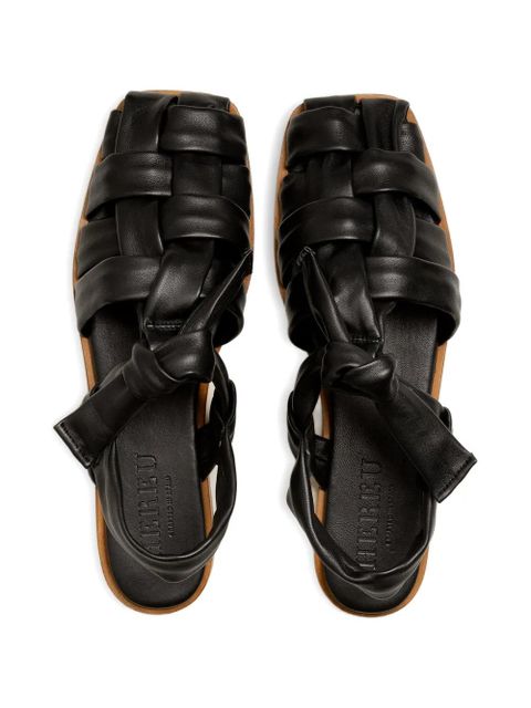 Hereu Bena interwoven knotted sandals - Black - zdjęcie produktu nr 2