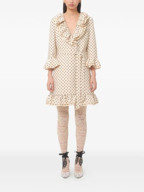 Valentino Garavani Plusdepois-print mini dress - Neutrals - zdjęcie produktu nr 2