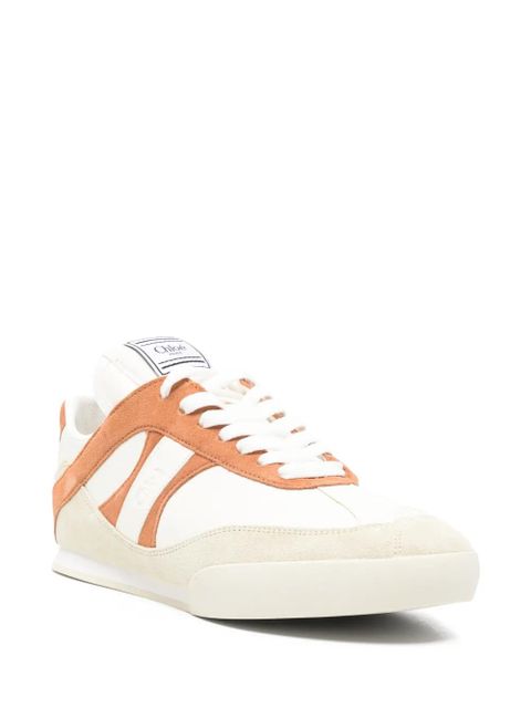 Chloé suede detail mid top sneakers - Neutrals - zdjęcie produktu nr 2