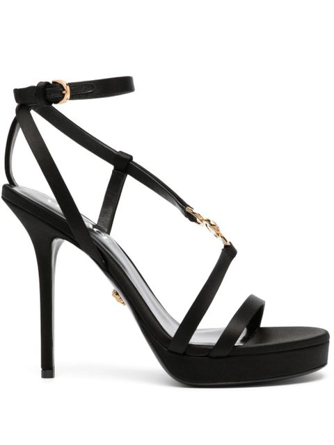 Versace 125mm Medusa stiletto sandals - Black - zdjęcie produktu nr 1