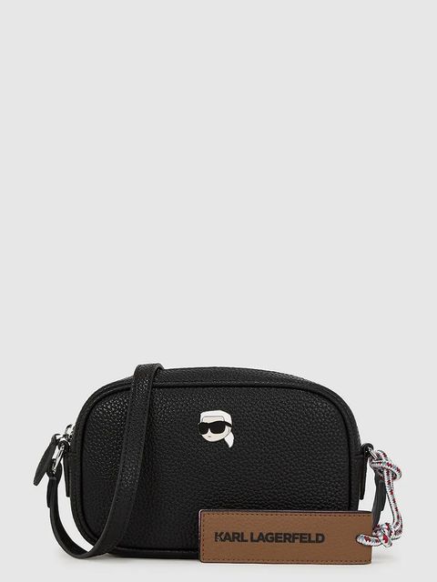 Karl Lagerfeld torebka IKON kolor czarny A4W30248 - zdjęcie produktu nr 1