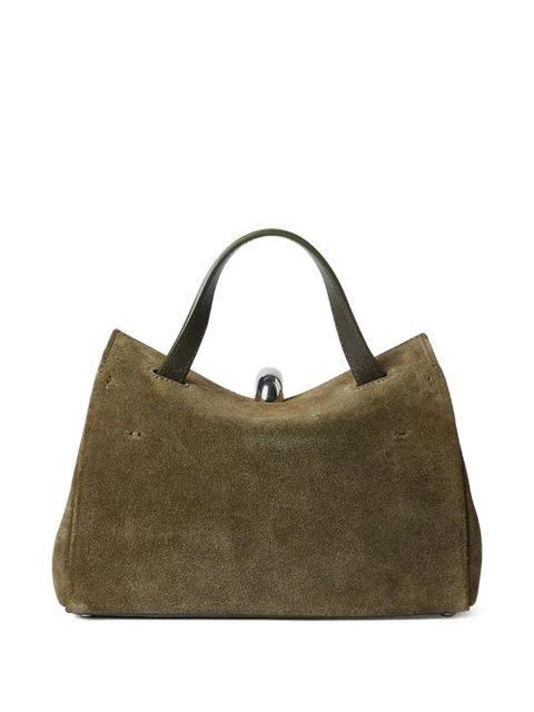 Jacquemus small Valerie leather tote bag - Green