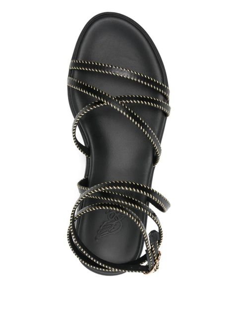 Ancient Greek Sandals Astriti stitch-straps sandals - Black