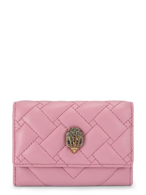 Kurt Geiger London portfel skórzany damski kolor różowy 5375798109 - zdjęcie produktu nr 1