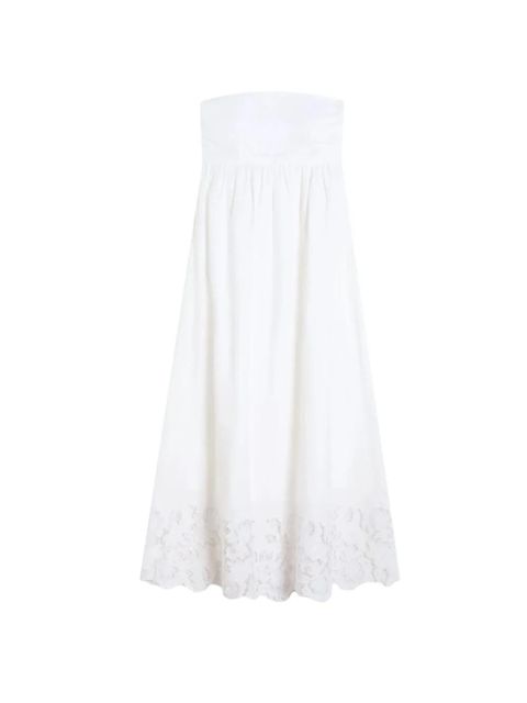 Max Mara Cena strapless lace dress - White - zdjęcie produktu nr 1