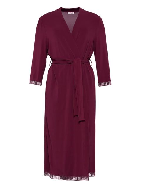 ERES Violette Graph lace-trimmed robe - Purple - zdjęcie produktu nr 1