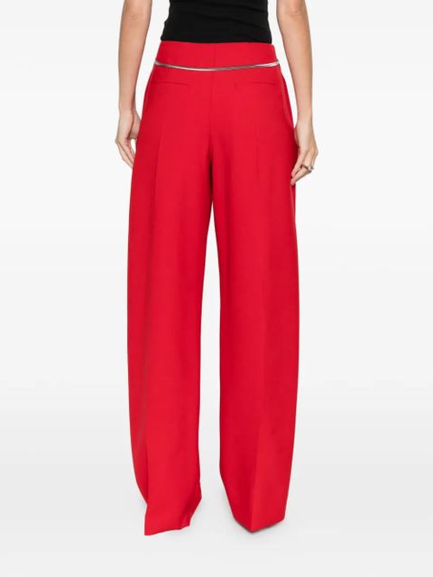 Sportmax pleated-front trousers - Red - zdjęcie produktu nr 2