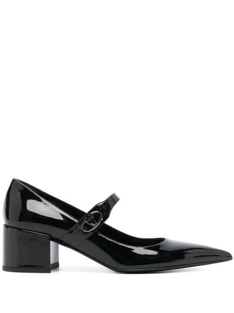 Valentino Garavani 50mm VLogo Locker Mary-Jane pumps - Black