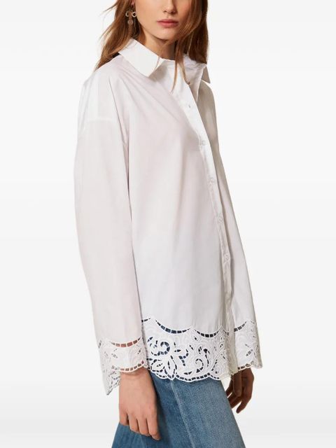 TWINSET broderie-anglaise shirt - White