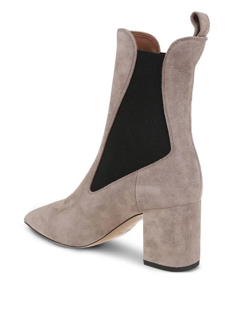Paris Texas 70mm pointed-toe block-heel chelsea boots - Neutrals