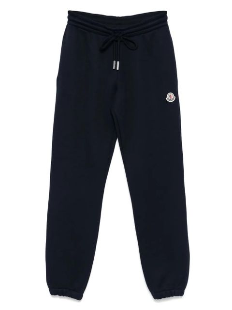 Moncler logo-patch sweatpants - Blue - zdjęcie produktu nr 1