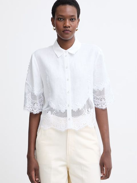 Twinset koszula damska lniana - zdjęcie produktu nr 1