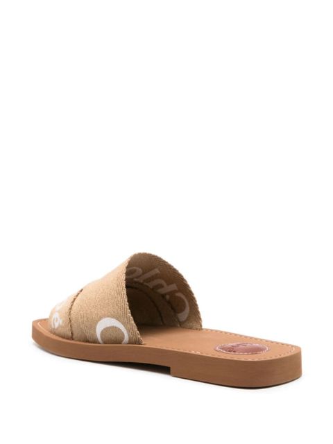 Chloé Woody mules - Brown