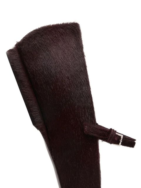 LouLou de Saison Leone pointed-toe ballet flats - Brown