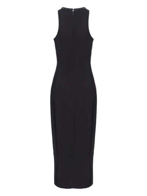 PINKO rhinestone-embellished midi dress - Black - zdjęcie produktu nr 2
