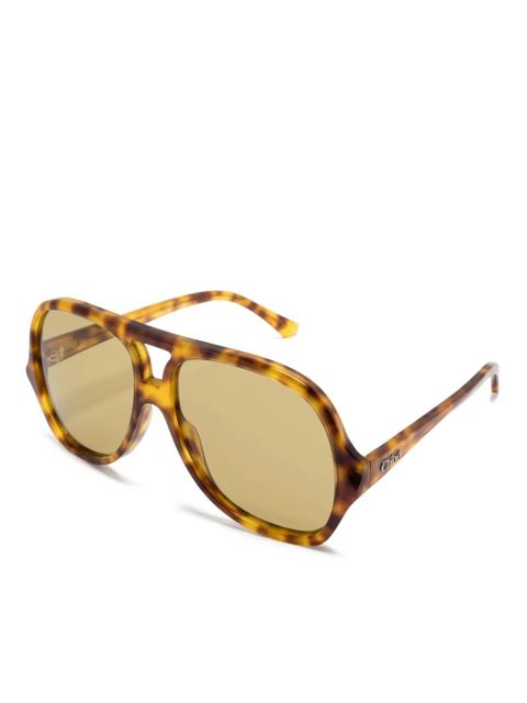Chloé Eyewear Salomé sunglasses - Yellow - zdjęcie produktu nr 2