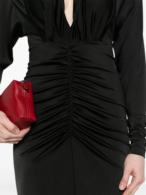 Victoria Beckham ruched mini dress - Black
