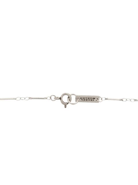 ISABEL MARANT beaded-charm necklace - Silver