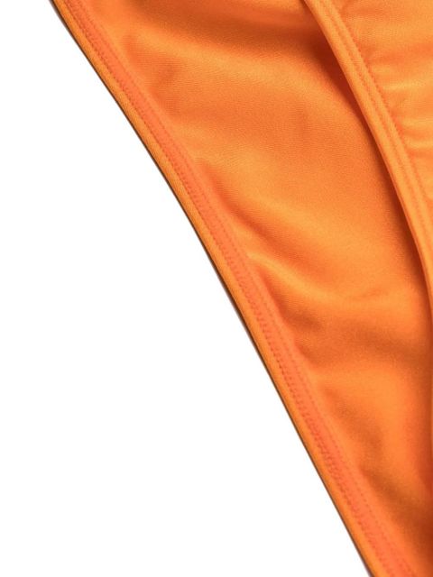 Cult Gaia cut-out detail halterneck swimsuit - Orange