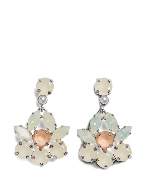 Simone Rocha Heartbloom drop earrings - Silver - zdjęcie produktu nr 1