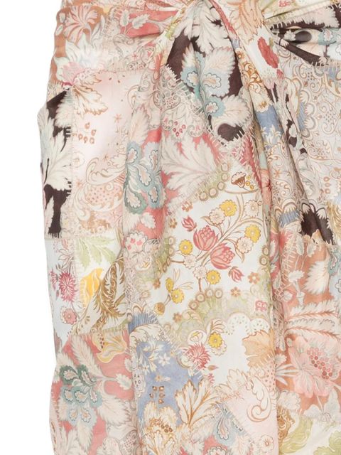 ZIMMERMANN print cotton pareo - Neutrals