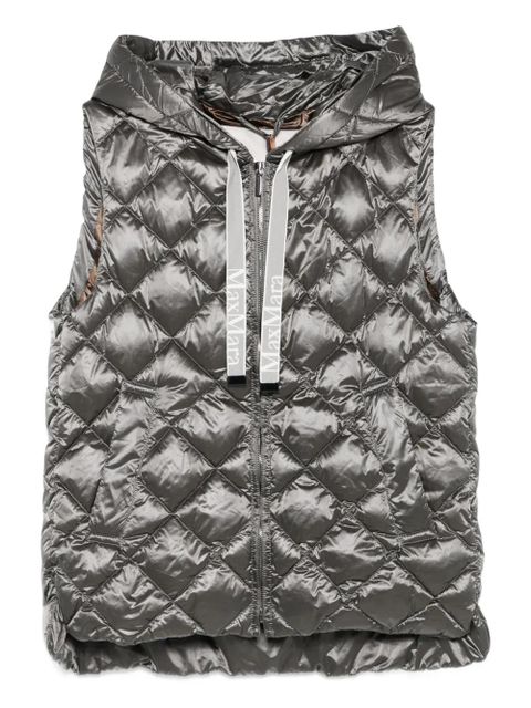 Max Mara quilted hooded gilet - Grey - zdjęcie produktu nr 1