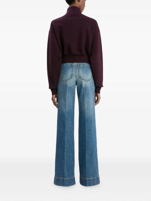 Victoria Beckham half-zip sweater - Red