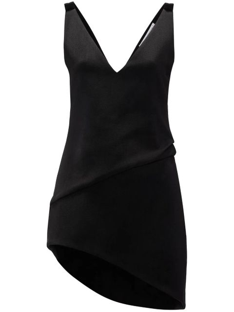 JW Anderson V-neck asymmetric dress - Black - zdjęcie produktu nr 1