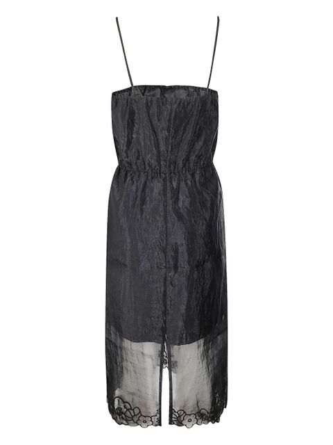 Cecilie Bahnsen Barr flower midi dress - Black - zdjęcie produktu nr 2