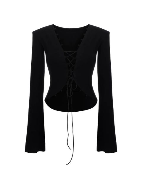 MANURÍ Stevie long-sleeve top - Black - zdjęcie produktu nr 1