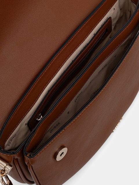 Guess torebka DEA kolor brązowy HWBG79 93200