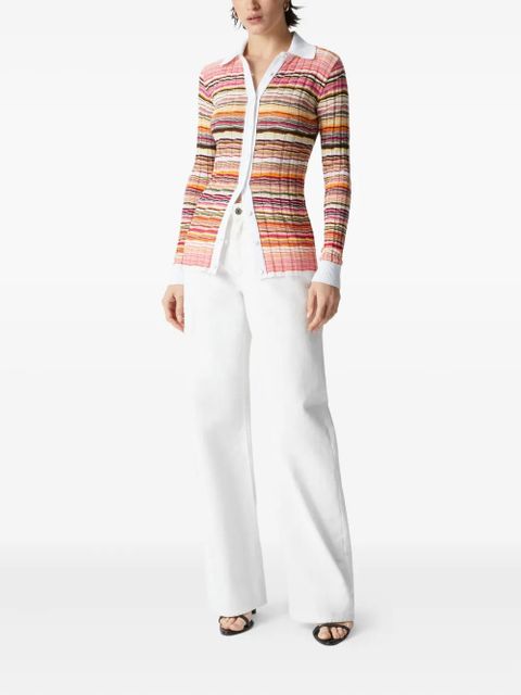 Missoni striped knitted shirt - Pink