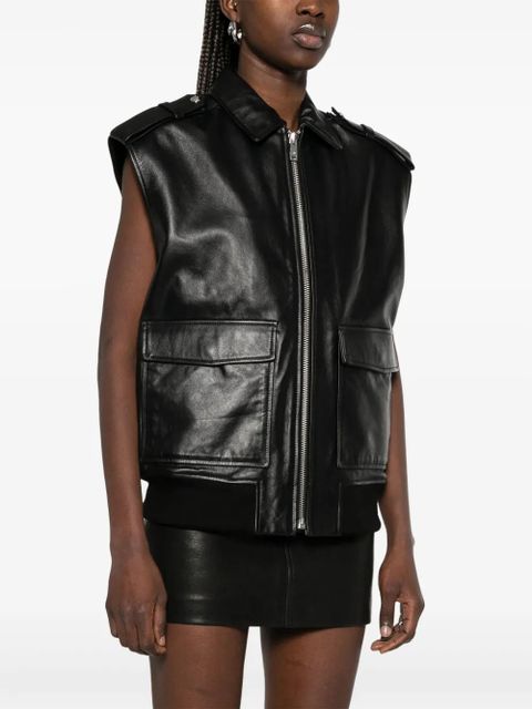 ANINE BING Sonnie vest - Black