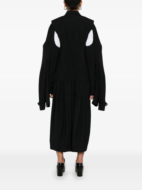 Comme Des Garçons wool waistcoat - Black