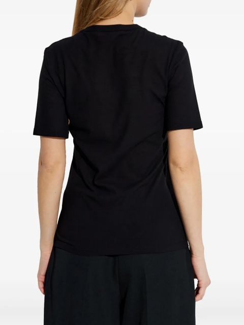 Jil Sander logo-print cotton t-shirt - Black