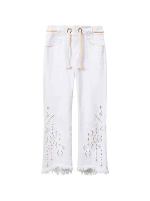 ISABEL MARANT Alison flare jeans - White - zdjęcie produktu nr 1
